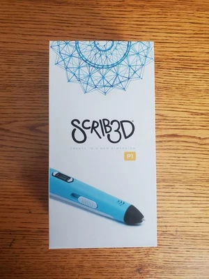 SCRIB3D P1 3D Printing Pen with Display - 3D Pen + Charger + 3 Starter Colors - Image 1 of 4