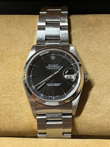 Rolex Datejust 36 16200 1999 FULLSET Stahl Automatik Uhr Box Papiere - Bild 1 von 17