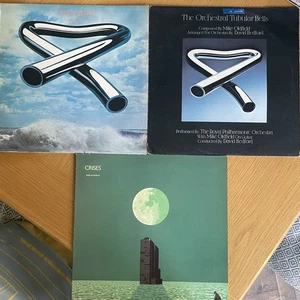 Mike Oldfield Tubular Bells Crisis Orchestral Tubular Bells 3x LP Vinyl  Vgc - Imagen 1 de 4
