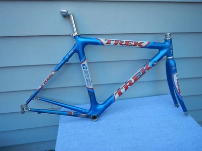 52 см рама дорожного велосипеда Trek USPS почтовая служба США из углеродного волокна OCLV - Изображение 1 из 4