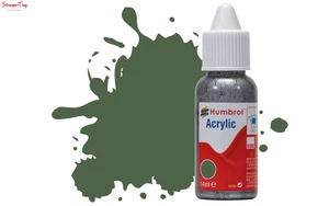 Pintura acrílica mate verde claro Humbrol Nº 117 EE. UU. (14 ml) - Imagen 1 de 1