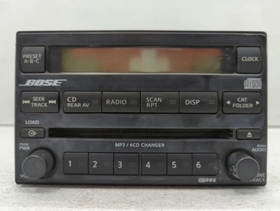 Receptor de radio reproductor de CD Nissan Pathfinder Am Fm 2005-2007 D3Q3B Foto 1 de 4
