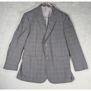 COOGI Luxe Blazer Men's 44 Regular Gray Wool Blend Sport Jacket - Picture 1 of 10