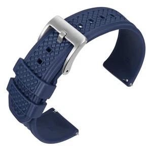 ANNEFIT Premium Rubber Watch Band 20mm 22mm Quick Release Dustproof Watch Strap - Bild 1 von 71