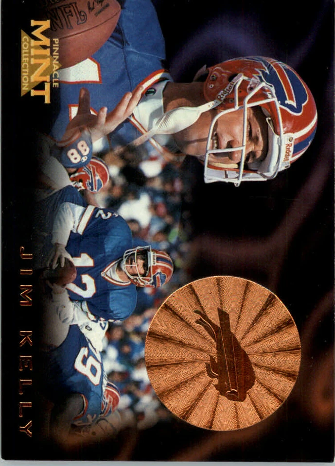 1996 Pinnacle Mint Football "Bronze and Silver" Parallel Cards - Image 1 of 1