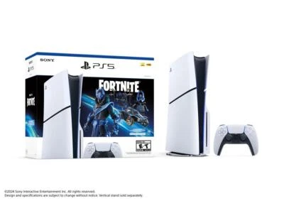 Sony PlayStation 5 Slim Disc Console - Fortnite Cobalt Star Bundle PS5