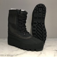 black yeezy boots
