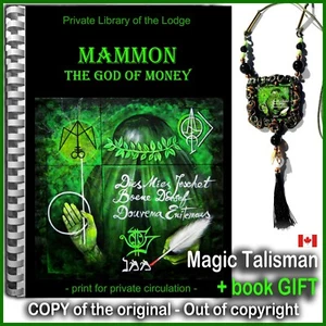 Mammon Demon Antique Book Invoke God Money Rich Occult Black Magic Grimoire Seal - Picture 1 of 24