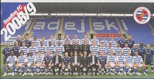 Teampicture and fixtures Reading FC 2008-2009 - Imagen 1 de 2