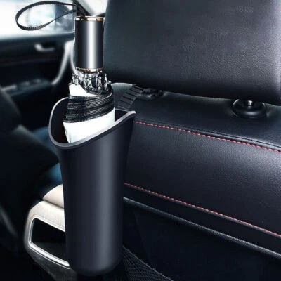 Car Rear Seat Hanging Umbrella Holder Trash Multifunctional Storage Box Plastic - Image 1 of 4