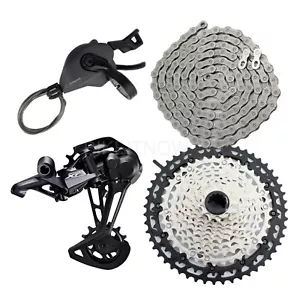Shimano XT M8100 12S Group set 4pc Shifter,Rear Derailleur,Cassette 10-51T,Chain - Picture 1 of 10