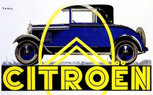 1932 Citroen - Promotional Advertising Poster - Picture 1 of 1