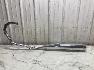 09 Moto Guzzi V7 Classic 750 Silenciador Izquierdo Tubo de Escape Conjunto Cabezal Foto 1 de 4