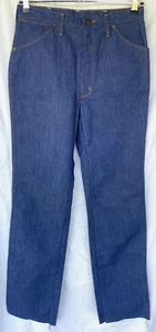 VTG 70s..RED HAT..STRAIGHT LEG..HIGH WAISTED..DENIM..JEANS..WOMEM..10/12 - Picture 1 of 5