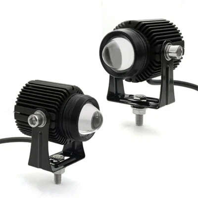 Car Dual Color LED Spotlights High Low Beam Auxiliary Lamp Light DC 9-36V 2Pcs - Image 1 of 4