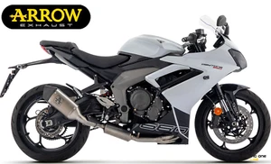 FULL EXHAUST SYSTEM ARROW RACING TITANIUM FOR TRIUMPH DAYTONA 660 - Picture 1 of 2
