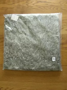 Pottery Barn Mongolian Faux Fur Ombre Tipped Pillow Cover - Browns & Tans - New - Picture 1 of 7