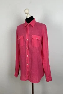 GANT Women's Shirt 100% Linen Size UK 10 - Picture 1 of 6