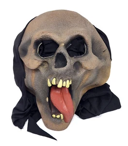Topstone Halloween Totenkopf Maske Latex Gummi Geist Ghul Vintage Tounge Screaming - Bild 1 von 6