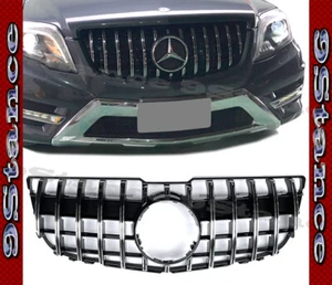 GRILLE BLACK FRAME GT CHROME BAR FOR BZ 2013 2014 2015 GLK SUV X204 - Picture 1 of 4