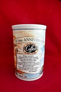 MUG 1976 1996 COFFEE Fine Stoneware Made in Scotland - Design by Thoreux - Picture 1 of 5
