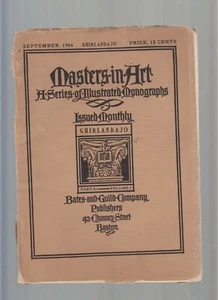 Masters in Art--Ghirlandajo Sept 1906 9 Plates-----10 - Imagen 1 de 1