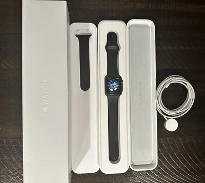 Apple Watch Series 1, 42mm Space Gray/Black Smart Watch (MD#MJ3T2LL/A) - Image 1 of 4