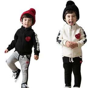 giacca pantalone tuta sportiva tuta outwear bambino ragazzo ragazza 2 - 9 anni - Foto 1 di 3