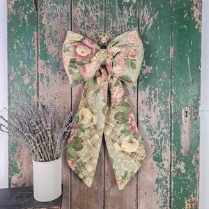 Hermoso arco hecho a mano para casa de campo | Arcos de tela estilo vintage - Imagen 1 de 21