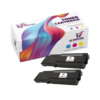 For Xerox Remanufactured Toner 106R03524 Versalink C400 Extra Hi Yi Black 2 PK - Image 1 of 4