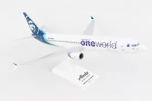 SKYMARKS (SKR1081) ALASKA ""UN MUNDO"" 737-900 (N487AS) MODELO A ESCALA 1:130 - Imagen 1 de 12
