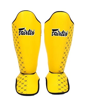 FAIRTEX SP5 ESPINILLERAS DE COMPETICIÓN PROTECTORAS MUAY THAI KICK BOXING MMA PROTECTORAS Foto 1 de 4