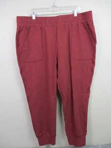 CAbi Training Jogger Pants 2xl Red Style 4133 Fall 2021 Pockets Cotton Blend - Picture 1 of 16
