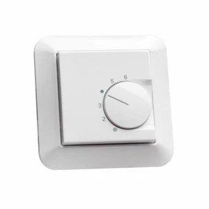 Raumthermostat inkl. Merten 1-M Rahmen aktivweiß für Fußbodenheizung (öffner) - Bild 1 von 7