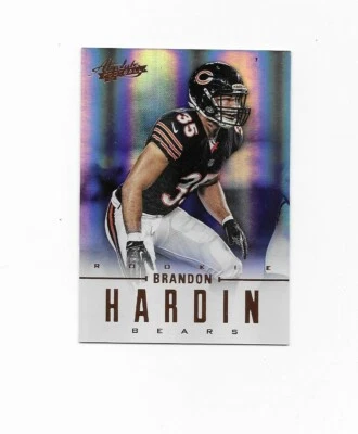 2012 Absolute #108 Brandon Hardin RC /399  CHICAGO BEARS - Image 1 of 2