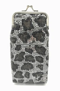 Women's Vintage Eyeglasses or Cigarette case Metal Mesh with lighter pocket USA - Picture 1 of 46
