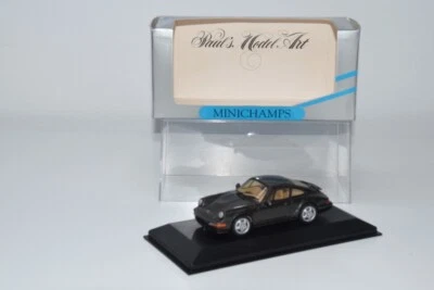 B2 1:43 MINICHAMPS 062121 PORSCHE 911 CORSA 2/4 1992 ANTRACITE GRIGIO SCURO N... - Immagine 1 di 4