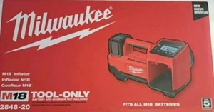 Milwaukee M18 Gonfiatore Pneumatici 18 Volt Solo Strumento 18V Senza Fili 2848-20 NUOVO IN SCATOLA - Foto 1 di 1