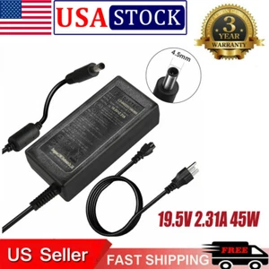 For Dell XPS 13 9350 9360 Laptop 45W P54G002 Charger AC Adapter Power Supply US - Picture 1 of 9