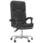 Massage Reclining Office Chair Computer Desk Swivel High Back Faux Leather Black