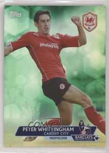 2013 Topps English Premier Gold Green /99 Peter Whittingham #12 Rookie RC