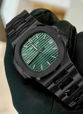 Patek Philippe 5711/1A-014 Nautilus Jumbo Verde Oliva Negro Stealth Foto 1 de 4