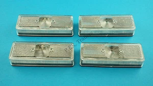 4 luces de posición marcador frontal transparente - Radex modelo 903 - remolque caja de caballos - Imagen 1 de 1