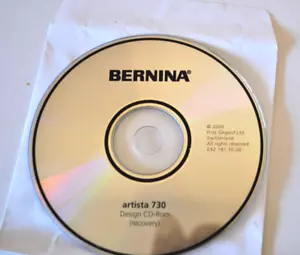 CD originale Bernina Artista 730 Design (Recupero) - Foto 1 di 3