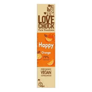 Chocolate Riegel - Happy Orange 79% Kakao 40g | LOVECHOCK - Bild 1 von 1