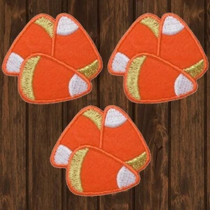 Candy Corn Embroidered Patch — 3 Pack — Iron On - Picture 1 of 1