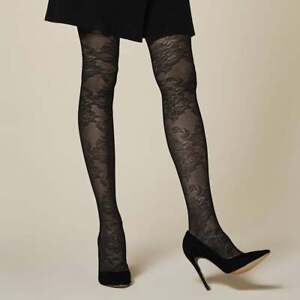 Love Affair tights, patterned 30 den pantyhose Fiore, Made in Poland