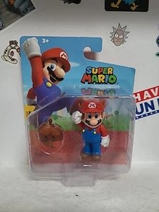 Jakks World Nintendo Super Mario Raccoon w Leaf 2.5" Figure Collectible - Picture 1 of 4