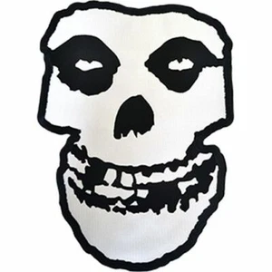 MISFITS - SKULL LOGO - LARGE EMBROIDERED PATCH - BRAND NEW - MUSIC 4968 - Picture 1 of 1