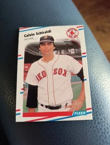 CALVIN SCHIRALDI 1988 FLEER #365 FREE SHIPPING - Picture 1 of 2